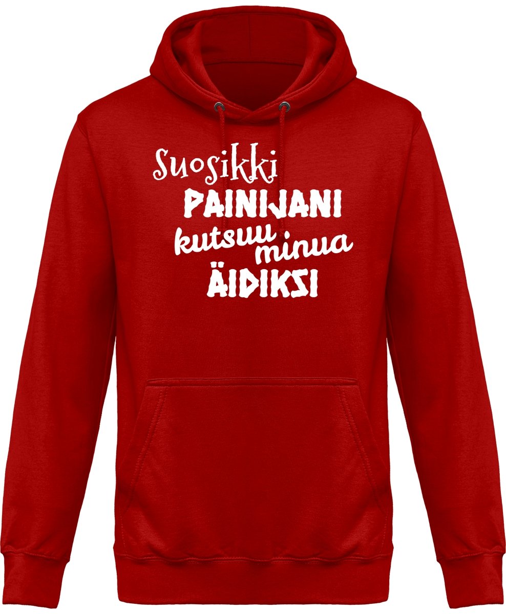 Suosikkipainijani kutsuu äidiksi huppari unisex - FourFan