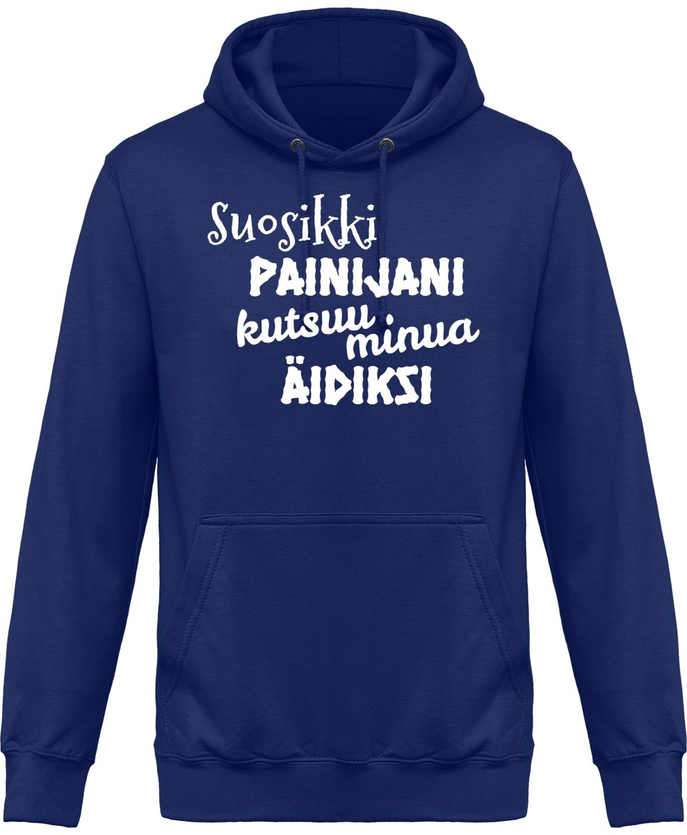 Suosikkipainijani kutsuu äidiksi huppari unisex - FourFan