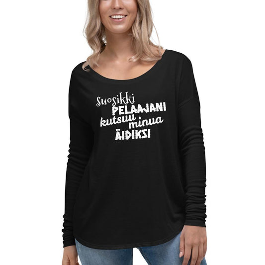 Suosikkipelaajani äidiksi pitkähihainen paita - FourFan
