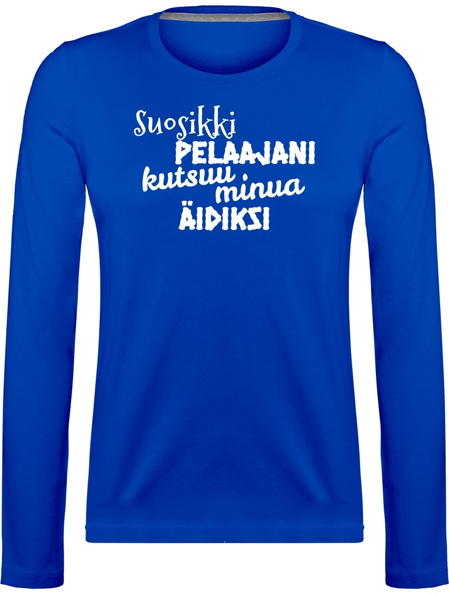 Suosikkipelaajani äidiksi pitkähihainen t-paita - FourFan