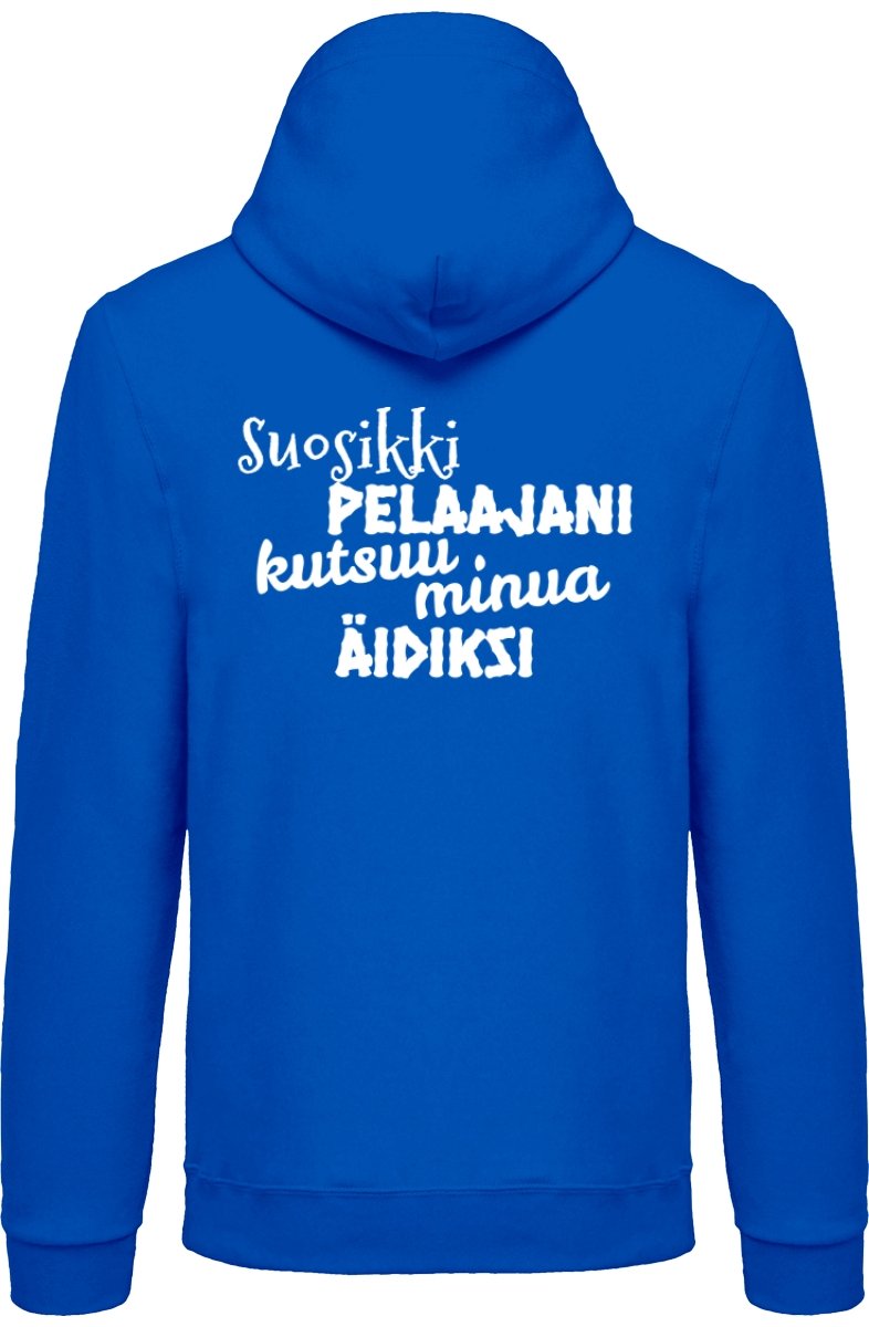 Suosikkipelaajani äidiksi vetoketjullinen huppari unisex - FourFan