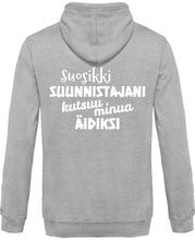 Load image into Gallery viewer, Suosikkisuunnistajani kutsuu äidiksi vetoketjullinen huppari unisex - FourFan
