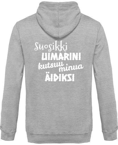 Suosikkiuimarini äidiksi vetoketjullinen huppari unisex - FourFan