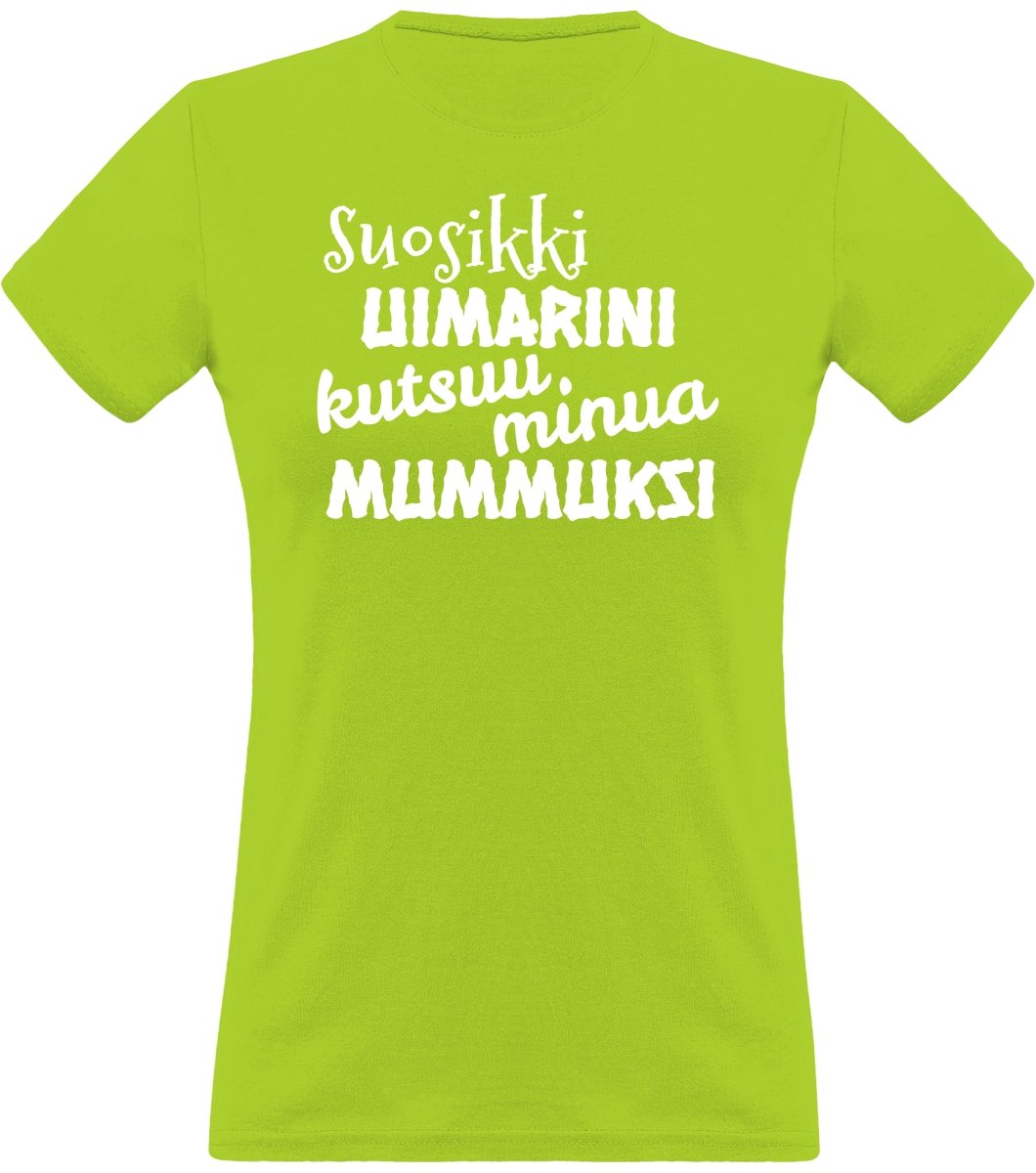 Suosikkiuimarini mummuksi klassinen t-paita - FourFan