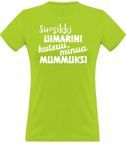 Suosikkiuimarini mummuksi klassinen t-paita - FourFan