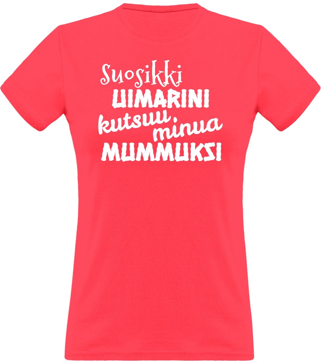 Suosikkiuimarini mummuksi klassinen t-paita - FourFan