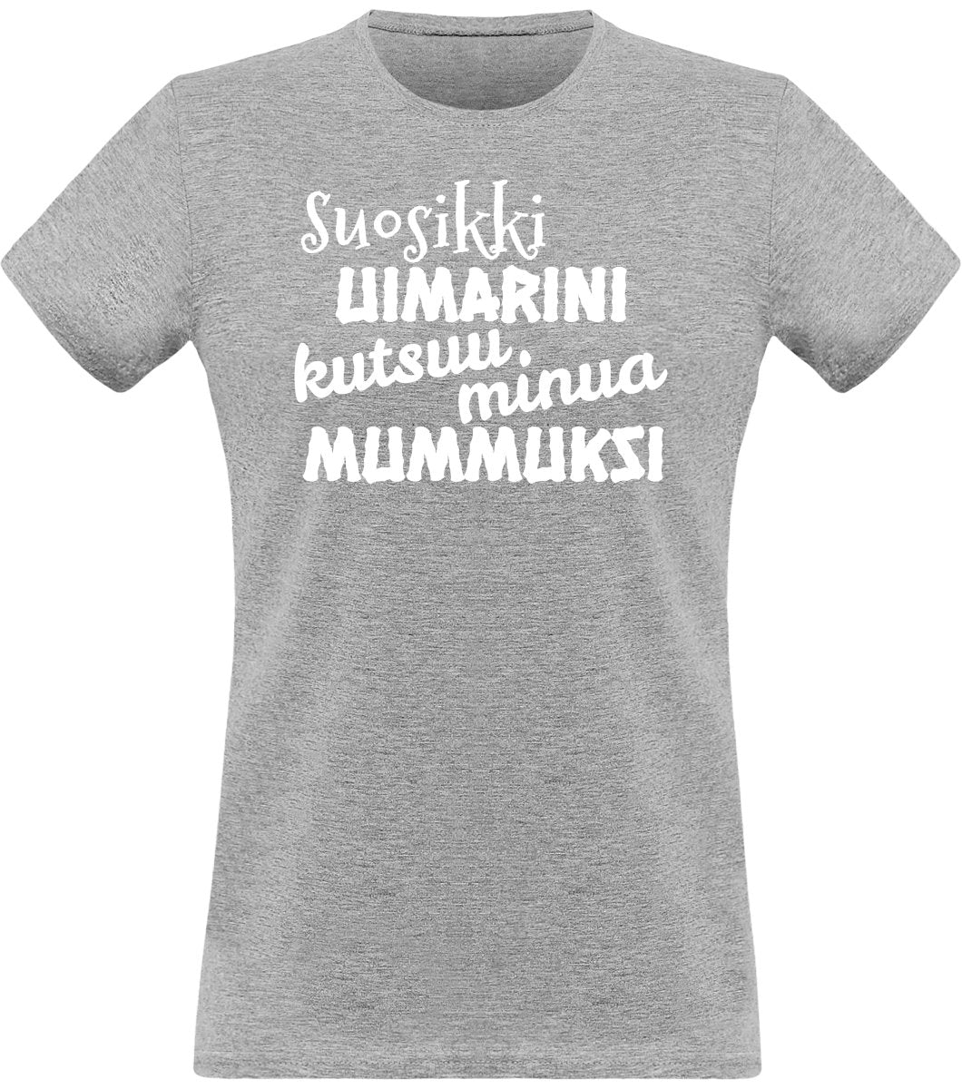 Suosikkiuimarini mummuksi klassinen t-paita - FourFan