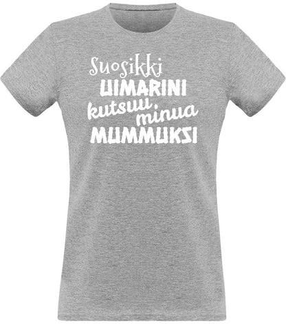 Suosikkiuimarini mummuksi klassinen t-paita - FourFan