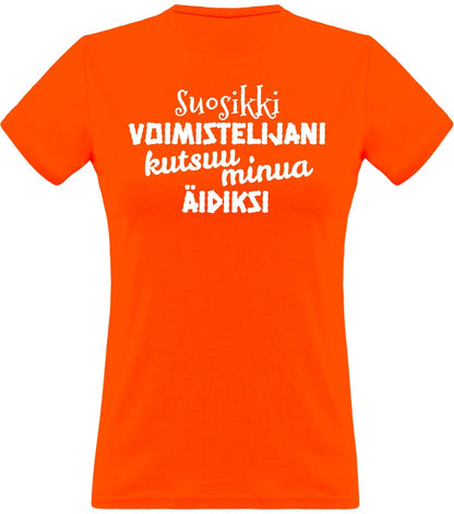 Suosikkivoimistelijani äidiksi klassinen naisten t-paita - FourFan