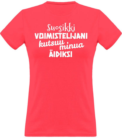 Suosikkivoimistelijani äidiksi klassinen naisten t-paita - FourFan