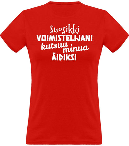 Suosikkivoimistelijani äidiksi klassinen naisten t-paita - FourFan