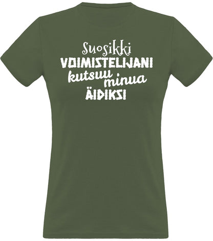 Suosikkivoimistelijani äidiksi klassinen naisten t-paita - FourFan