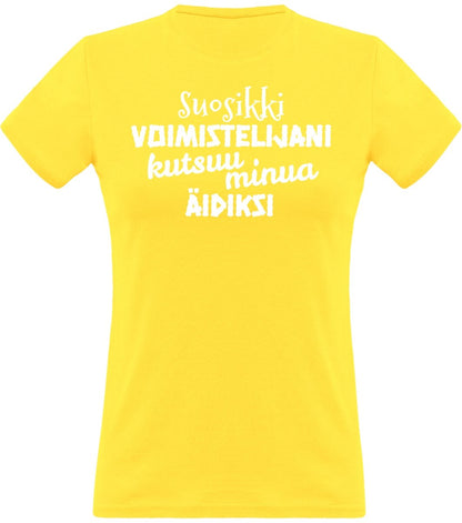 Suosikkivoimistelijani äidiksi klassinen naisten t-paita - FourFan