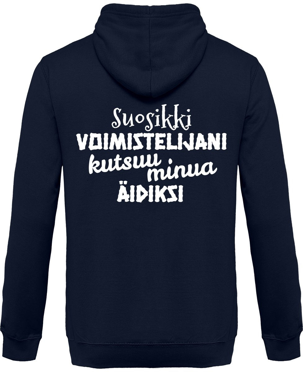 Suosikkivoimistelijani äidiksi vetoketjullinen huppari unisex - FourFan