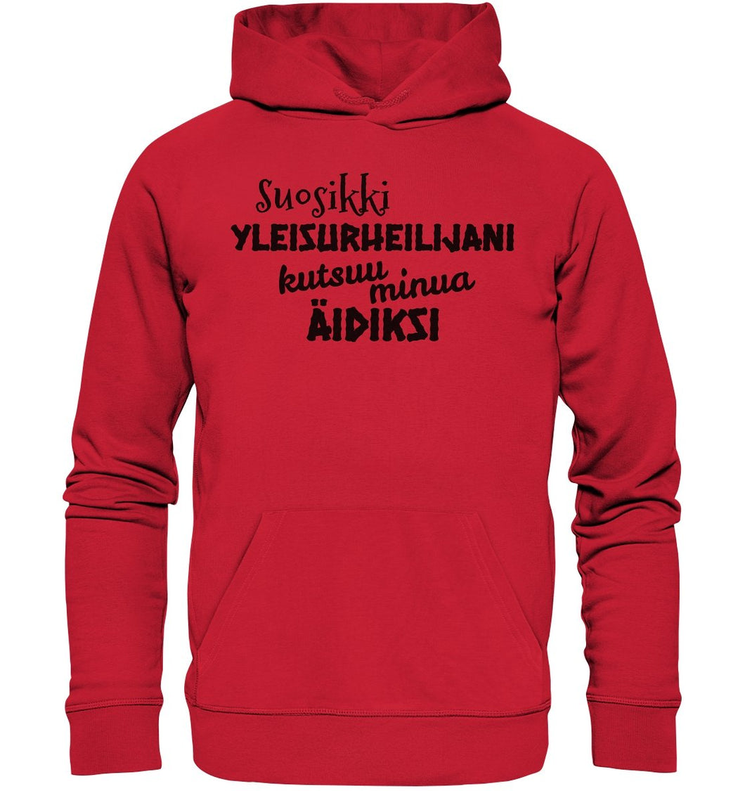 Suosikkiyleisurheilijani äidiksi EKo huppari unisex - FourFan