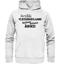 Lataa kuva Galleria-katseluun, Suosikkiyleisurheilijani äidiksi EKo huppari unisex - FourFan
