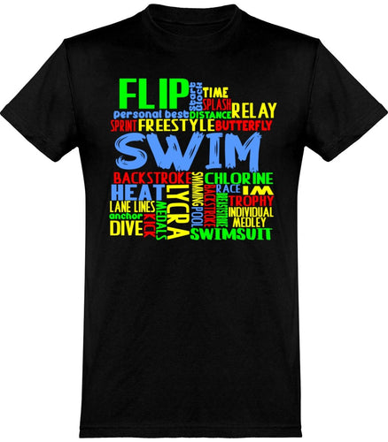 Swim t-paita unisex - FourFan