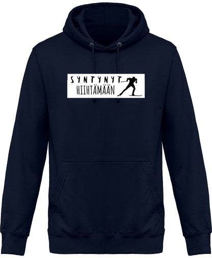 Syntynyt hiihtämään huppari unisex - FourFan