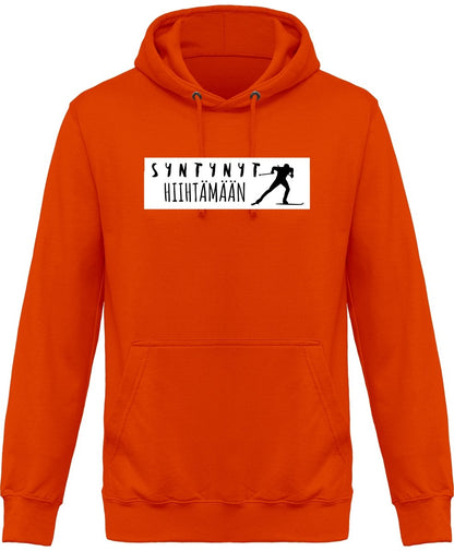 Syntynyt hiihtämään huppari unisex - FourFan