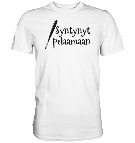 Syntynyt pelaaman pesis t-paita unisex - FourFan