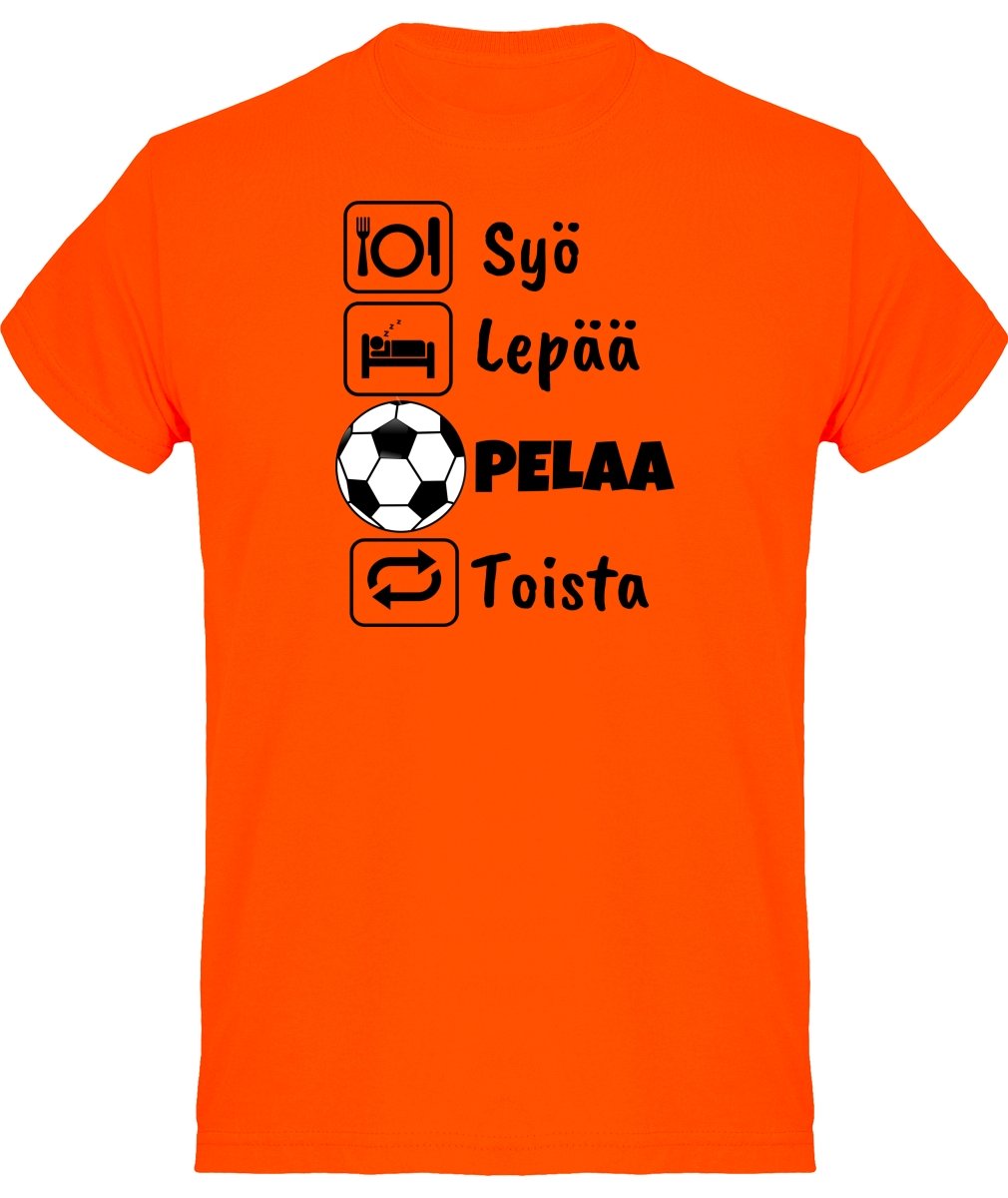 Syö, Lepää, Futis t-paita - FourFan
