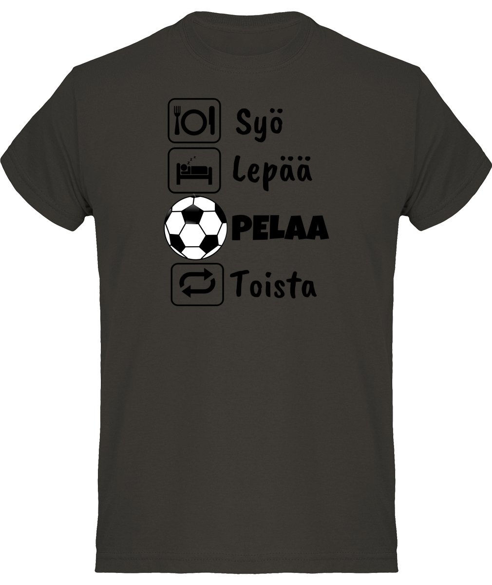 Syö, Lepää, Futis t-paita - FourFan