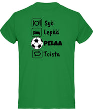 Load image into Gallery viewer, Syö, Lepää, Futis t-paita - FourFan
