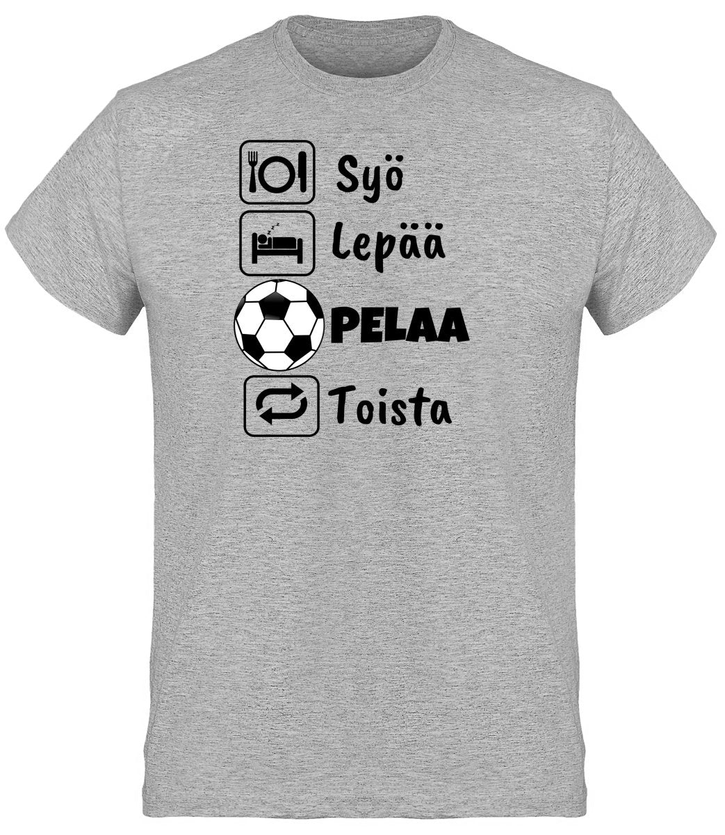 Syö, Lepää, Futis t-paita - FourFan
