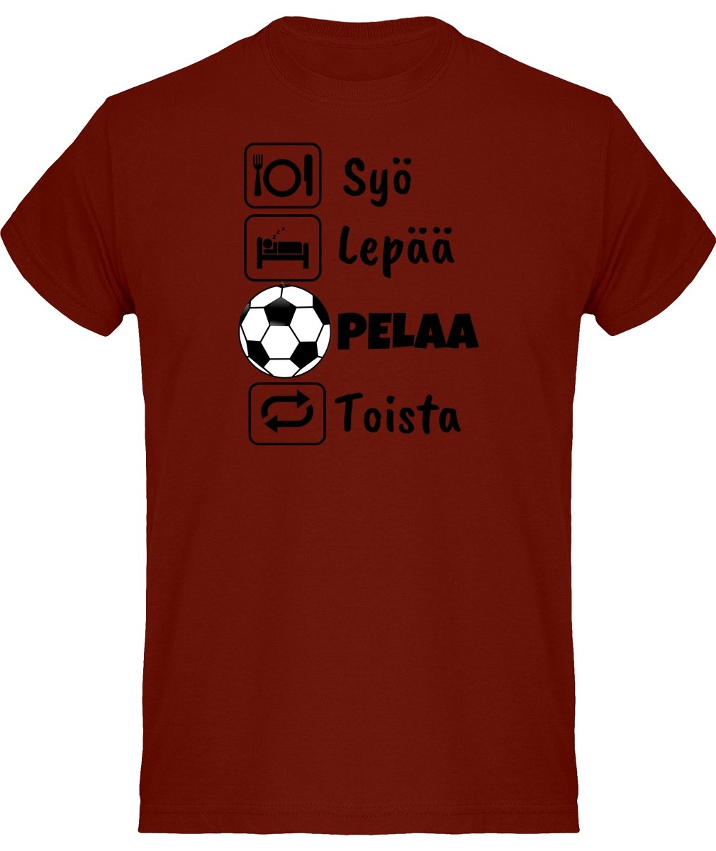 Syö, Lepää, Futis t-paita - FourFan