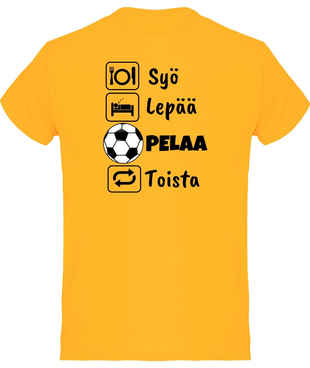 Syö, Lepää, Futis t-paita - FourFan