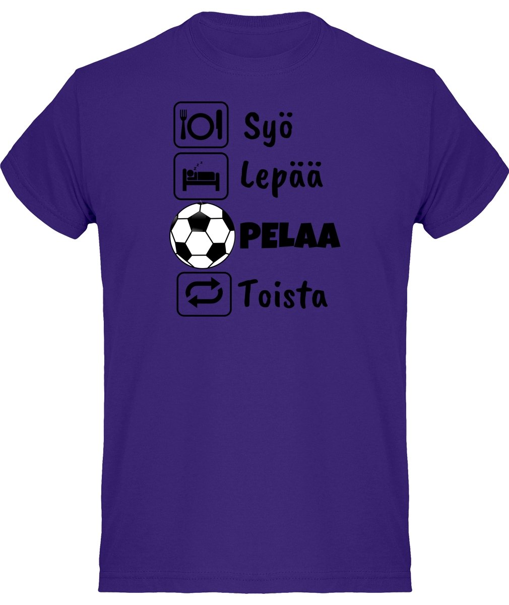 Syö, Lepää, Futis t-paita - FourFan