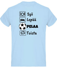 Load image into Gallery viewer, Syö, Lepää, Futis t-paita - FourFan
