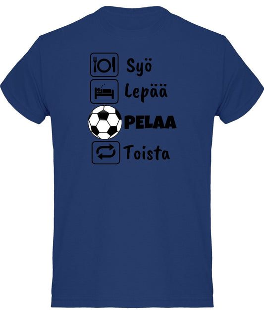 Syö, Lepää, Futis t-paita - FourFan