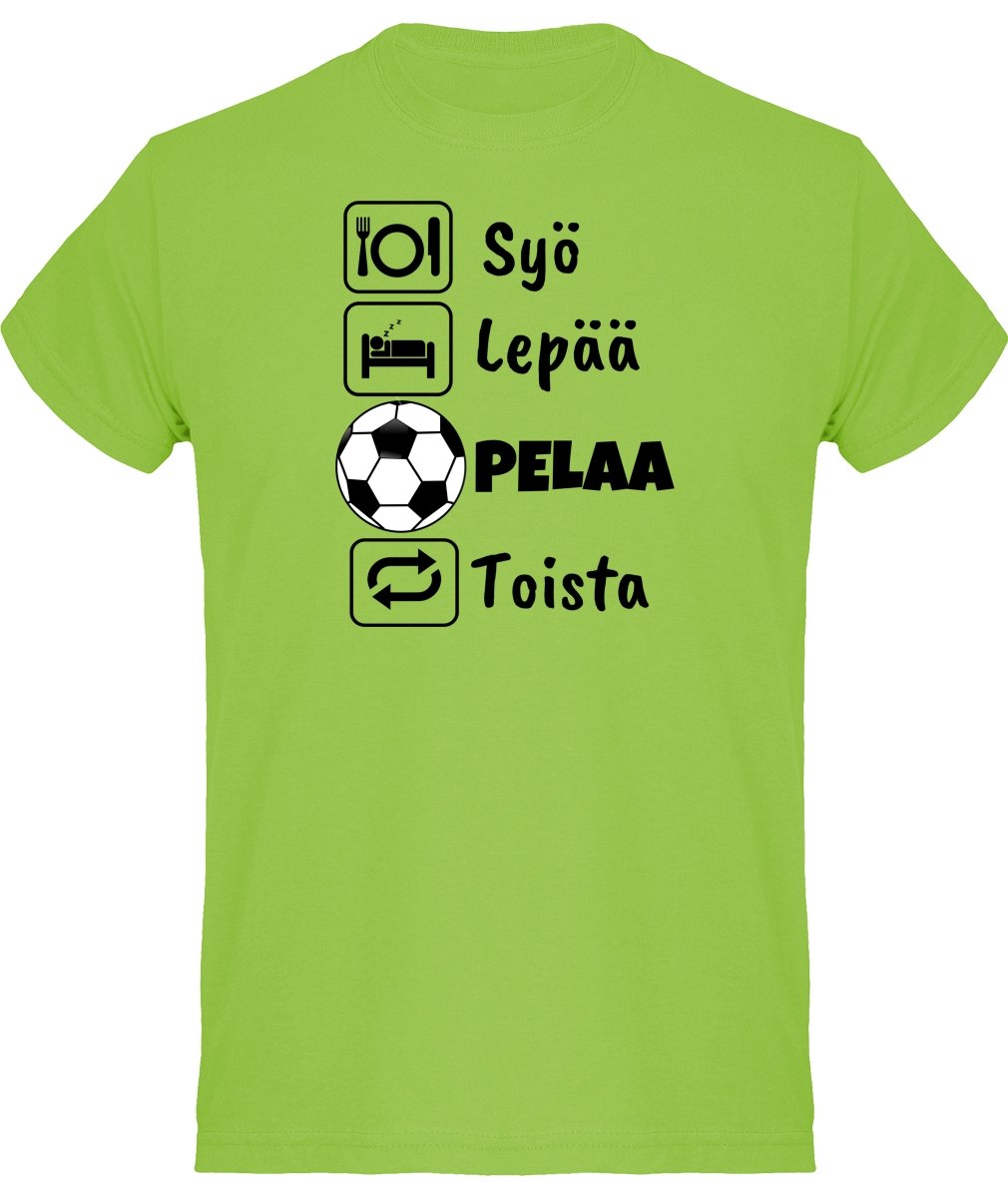 Syö, Lepää, Futis t-paita - FourFan