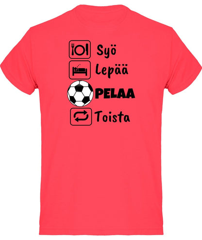 Syö, Lepää, Futis t-paita - FourFan
