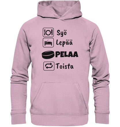 Syö, Lepää, Jääkiekko huppari unisex - FourFan