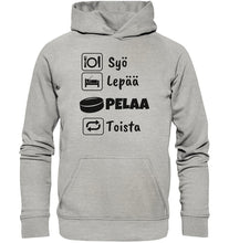 Lataa kuva Galleria-katseluun, Syö, Lepää, Jääkiekko huppari unisex - FourFan
