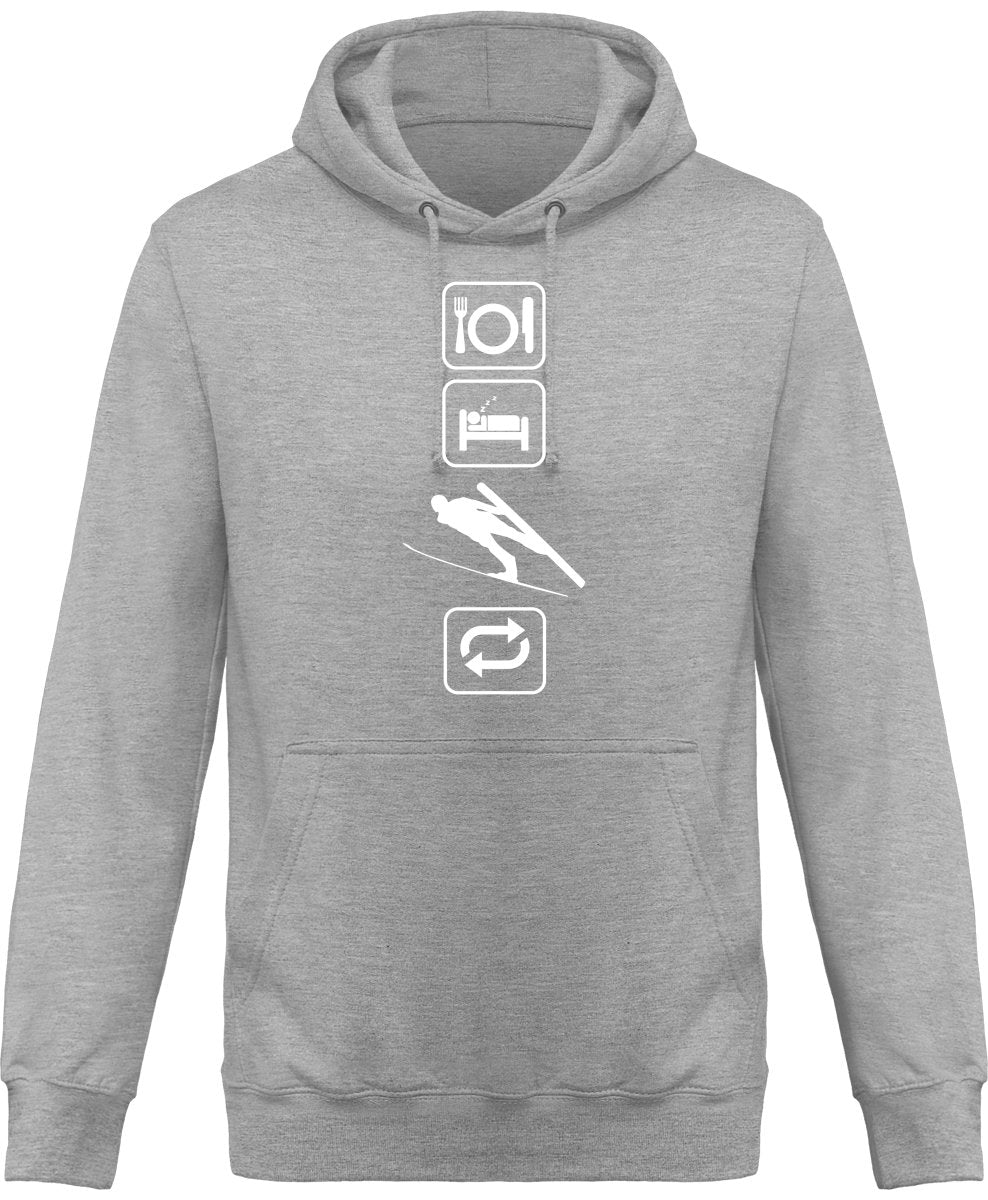 Syö, Lepää, Mäkihyppää huppari unisex - FourFan