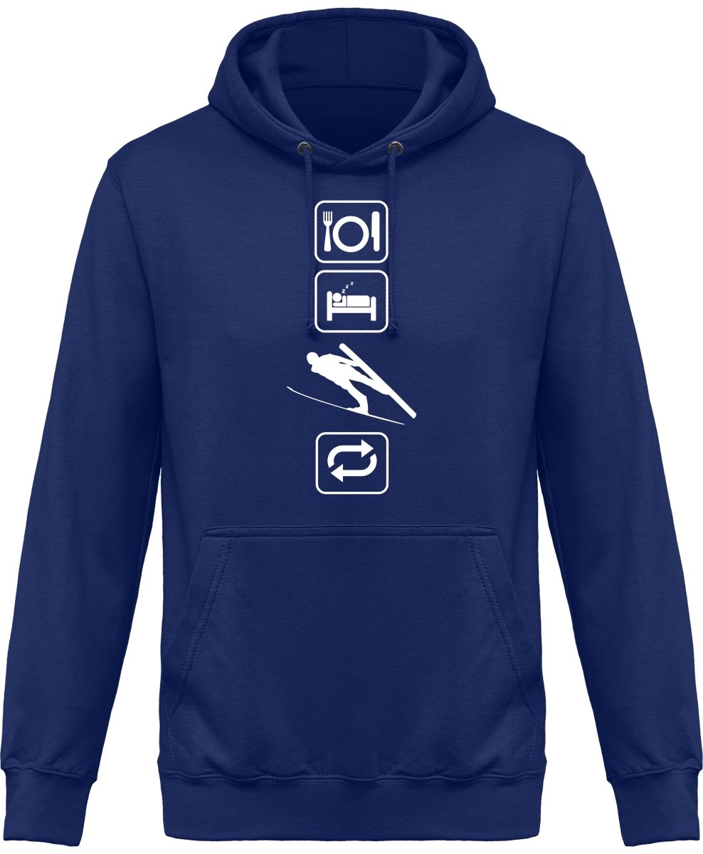 Syö, Lepää, Mäkihyppää huppari unisex - FourFan