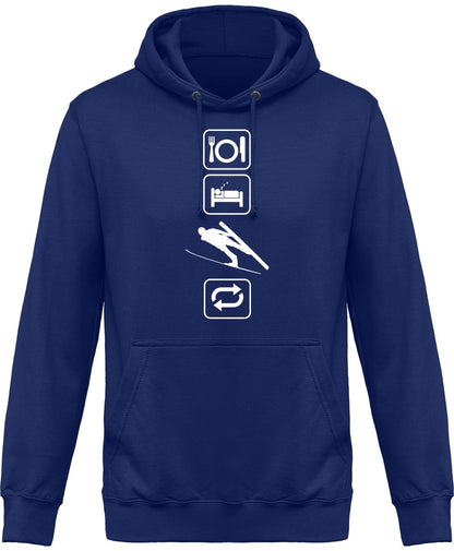 Syö, Lepää, Mäkihyppää huppari unisex - FourFan