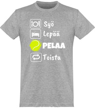 Lataa kuva Galleria-katseluun, Syö, Lepää tennis t-paita unisex - FourFan
