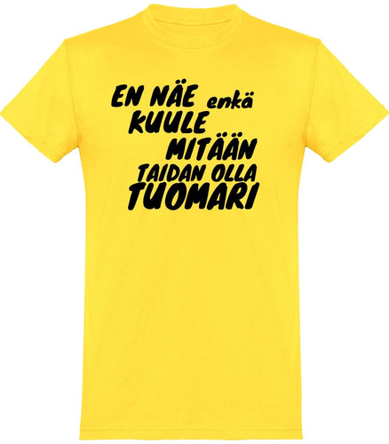 Taidan olla tuomari t-paita - FourFan