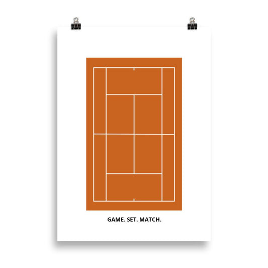 Tennis Court French Open juliste - FourFan