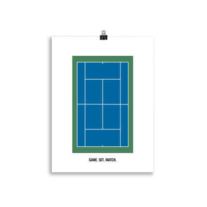 Tennis court US Open juliste - FourFan