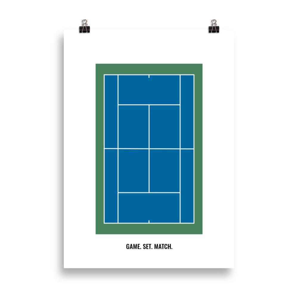 Tennis court US Open juliste - FourFan