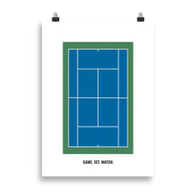 Lataa kuva Galleria-katseluun, Tennis court US Open juliste - FourFan
