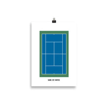 Lataa kuva Galleria-katseluun, Tennis court US Open juliste - FourFan
