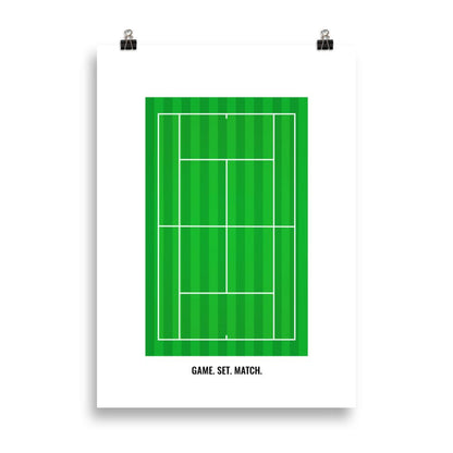 Tennis court Wimbledon juliste - FourFan