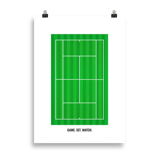 Tennis court Wimbledon juliste - FourFan