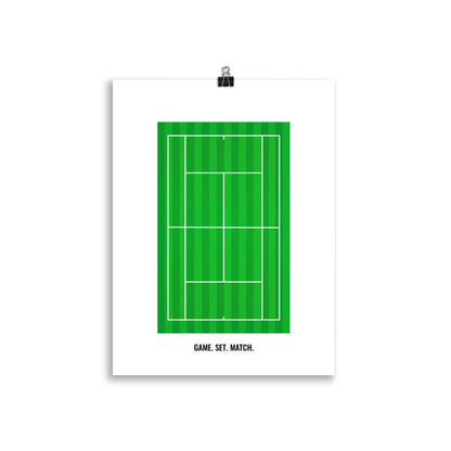 Tennis court Wimbledon juliste - FourFan